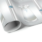 ボーイズ《キリスト教》洗礼式や命名式ギフトラッピング紙 ラッピングペーパー (ロールコーナー)