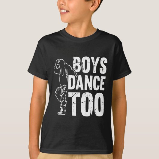 ボーイズ・ダンスもクール踊り・ダンサー Tシャツ (正面)