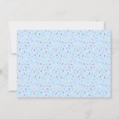 ボーイズ・ドーナツ・バースデーパーティー 招待状 (裏面)