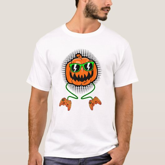 ボーイズ・ハロウィーンゲーマー Tシャツ (正面)