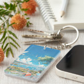 ボーイズ・バイ・ザ・ベイ：シーガル・セレニティキーチェーン キーホルダー (正面右)