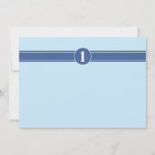 ボーイズ·フォト·バースデ航海のー·パーティーの招待 招待状 (裏面)