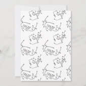 ボーイズ・ブラウン・プレーオフとサッカーの赤ちゃんシャワー 招待状 (裏面)