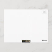 ボーイズ・ブラスバンド、ワルシャワ・インディアナヴィンテージ ポストカード (裏面)