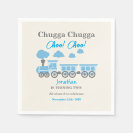 ボーイズ・ブルートレイン2nd誕生日パーティー スタンダードカクテルナプキン