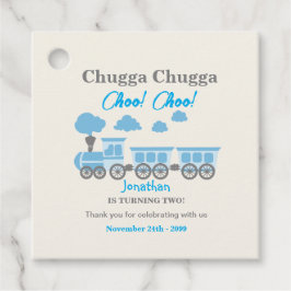 ボーイズ・ブルートレイン2nd誕生日パーティー フェイバータグ