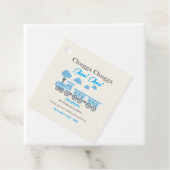 ボーイズ・ブルートレイン2nd誕生日パーティー フェイバータグ (インサイチュ)