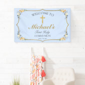 ボーイズ・ブルーフローラ第1聖餐式へようこそ 横断幕 (インサイチュ)