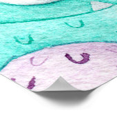 ボーイズ・リトル・モンスターバースデーパーティー歓迎サイン ポスター (角)