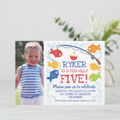 ボーイズAny Age O-fish-ally誕生日招待状 招待状 (スタンド正面)