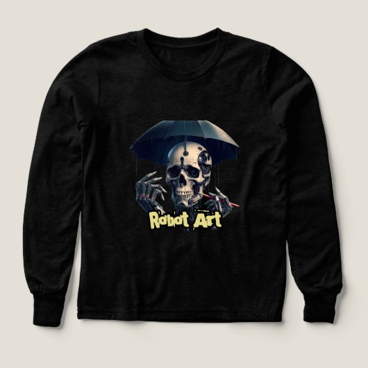 ボーイズBella+Canvas Tri-blend長袖シャツ、Sol (デザイン正面)