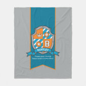 ボーイズBentleyまたは文字Bの名前は子供の毛布を意味する フリースブランケット (正面)