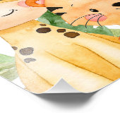 ボーイズSafari動物誕生日ウェルカムサイン フォトプリント (角)