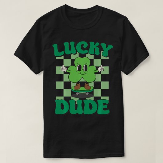 ボーイズSt patricks dayキッズSt paddys dayラッキーダード Tシャツ (デザイン正面)