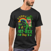 ボーイズSt patricks dayディノトレックスおもしろいサンパトレックス Tシャツ (正面)
