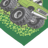 ボーイズSt patricks day幼児ラッキーモンスタートラック ショートテーブルランナー (コーナー)