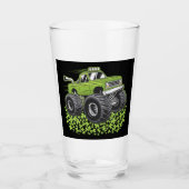 ボーイズSt patricks day幼児ラッキーモンスタートラック タンブラーグラス (正面)