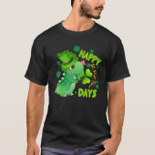 ボーイズSt patricks day恐竜ディノサウルスアイリッシュシュ Tシャツ (正面)