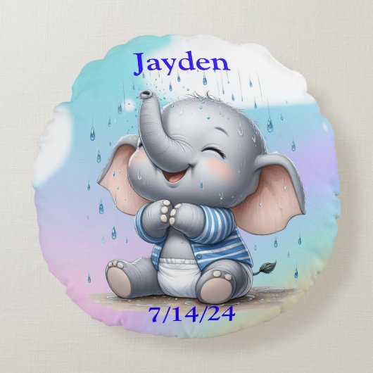 ボーイゾウ ラウンドクッション (正面)