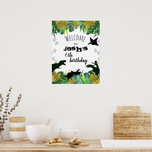 ボーイダノス誕生日ウェルカムサイン ポスター (キッチン)