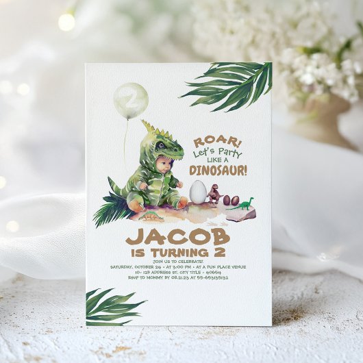 ボーイダノス誕生日招待状 招待状