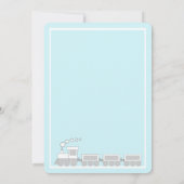 ボーイチョオ《キリスト教》洗礼式や命名式バプテスマ写真 招待状 (裏面)