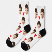 ボーイッカスタムトソックス用顔ソックスパーソナライズされた ソックス (左)