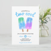 ボーイツポッシクールュラサマーパーティー誕生日 招待状 (スタンド正面)