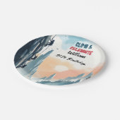 ボーイツリーおもしろいクリフロック登山21st誕生日 ペーパープレート (アングル)