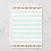 ボーイティルバルボアステカホワイルドワン誕生日招待状 招待状 (裏面)