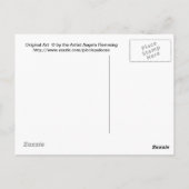 ボーイテディベアのトップハット ポストカード (裏面)