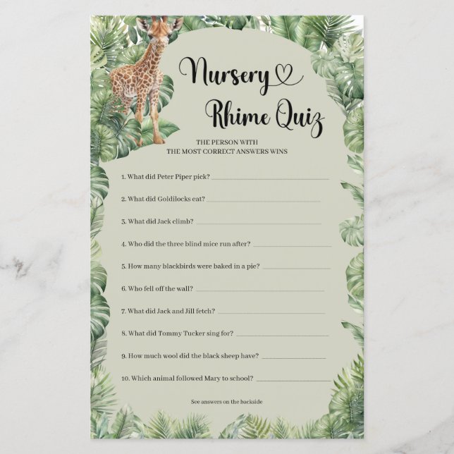 ボーイテディベアのパンパスグラス子供部屋ライムクイズ (正面)