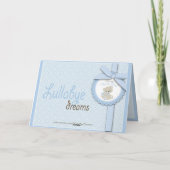 ボーイテディベアサンキューカード サンキューカード (裏面)