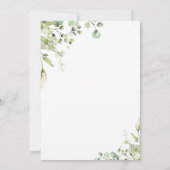 ボーイテディベアベビーシャワー招待状 招待状 (裏面)