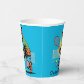 ボーイテニス誕生日パーティー 紙コップ (右)