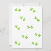 ボーイディノザロウ誕生日招待状/ディノパーティー 招待状 (裏面)