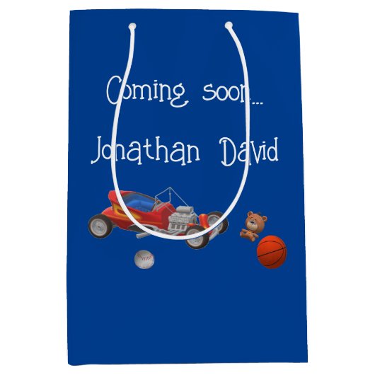 ボーイトイズテーマシャワー抱き枕 ミディアムペーパーバッグ (正面)