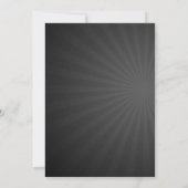 ボーイトゥイーン10代の誕生日モダンシンプル赤 招待状 (裏面)