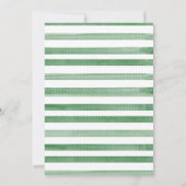 ボーイトロピカルジャングルサファリ動物ベビーシャワー 招待状 (裏面)