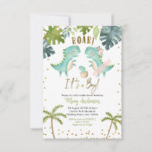 ボーイトロピカルディオナンスカップル招待状轟音 招待状 (正面)