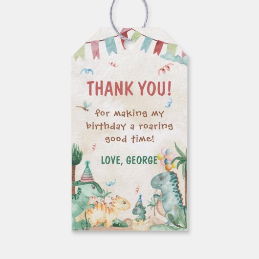 ボーイドウズファースト誕生日 ギフトタグ (裏面)