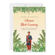 ボーイドッティのセレモニーへの招待パンチャカッツ招待状