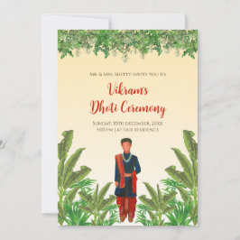 ボーイドッティのセレモニーへの招待パンチャカッツ招待状 招待状