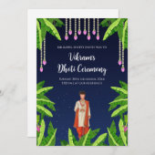 ボーイドホティ式典のデジタル招待状 招待状 (正面/裏面)