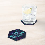 ボーイネオンティール（緑がかった色）グローパーティー ペーパーコースター (インサイチュ)