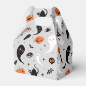 ボーイハロウィーン誕生日パーティー フェイバーボックス (裏面サイド)