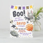 ボーイハロウィーン誕生日衣装パーティー 招待状 (スタンド正面)