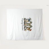 ボーイバニーラビットアヒル迷彩柄カモフラージュハットボールキャップ タペストリー (正面(横))