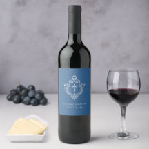 ボーイバプテスマクラシックスブルーヴィンテージクレスト宗教