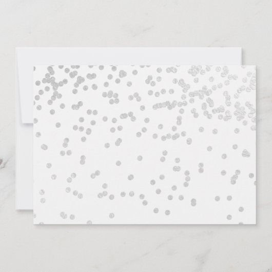 ボーイバプテスマ招待状フォトカードネイビーシルバー 招待状 (裏面)